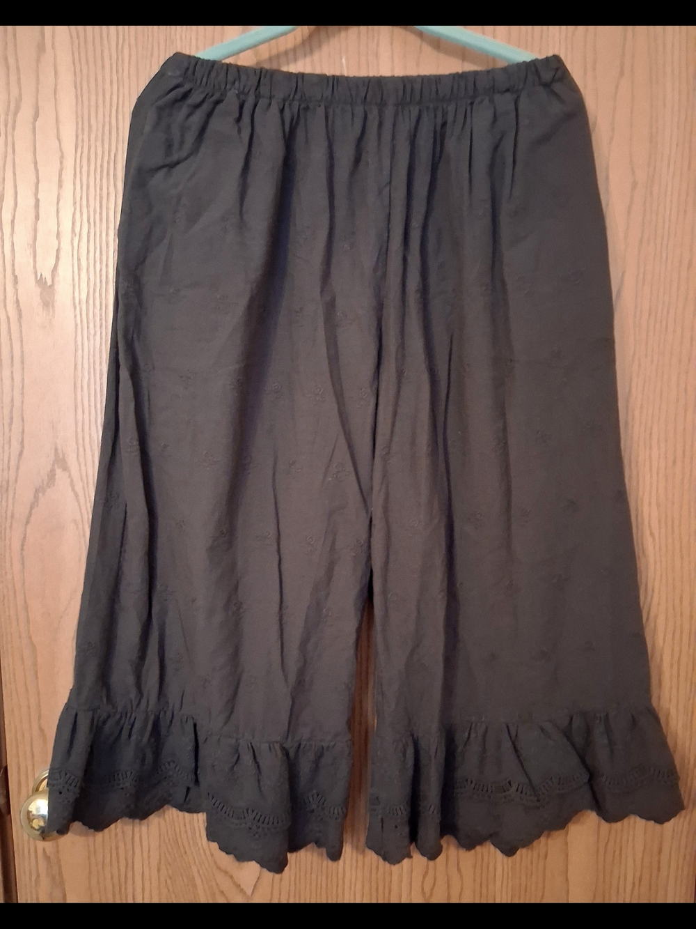 Jaded Gypsy Black Eyelet Ruffle Hem Bloomers